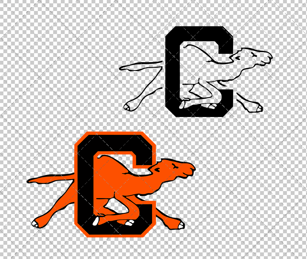 Campbell Fighting Camels 1993, Svg, Dxf, Eps, Png - SvgShopArt