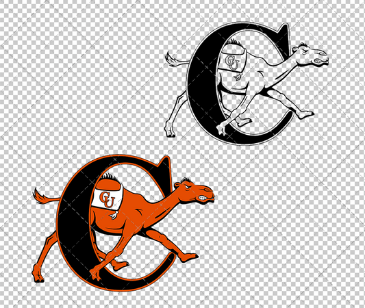 Campbell Fighting Camels 2008, Svg, Dxf, Eps, Png - SvgShopArt