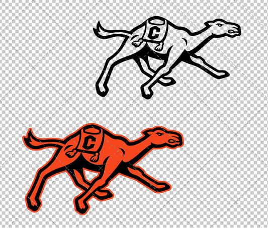 Campbell Fighting Camels 2023 003, Svg, Dxf, Eps, Png - SvgShopArt