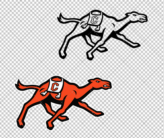 Campbell Fighting Camels 2023, Svg, Dxf, Eps, Png - SvgShopArt