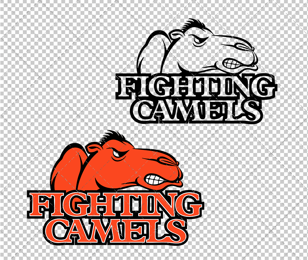 Campbell Fighting Camels Alternate 2005 002, Svg, Dxf, Eps, Png - SvgShopArt