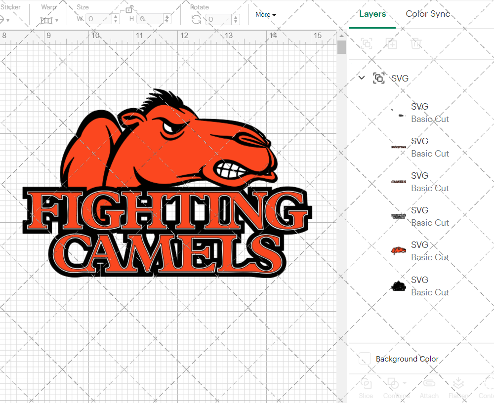 Campbell Fighting Camels Alternate 2005 002, Svg, Dxf, Eps, Png - SvgShopArt