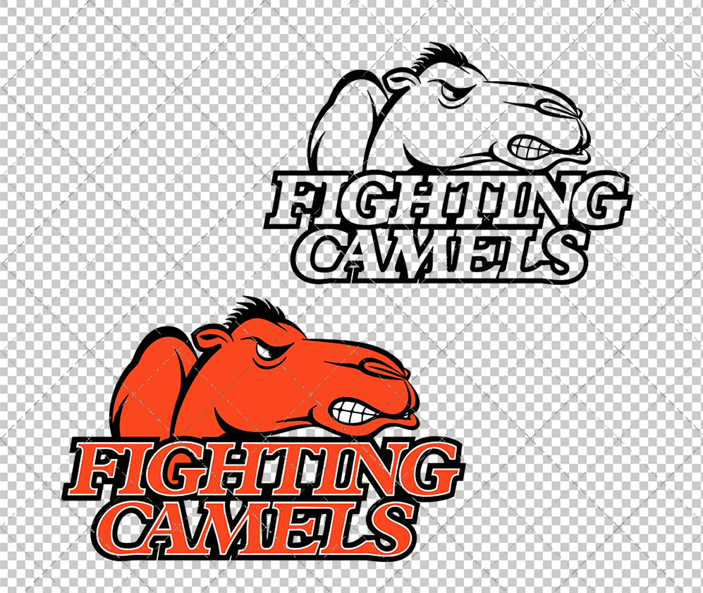 Campbell Fighting Camels Alternate 2005, Svg, Dxf, Eps, Png - SvgShopArt