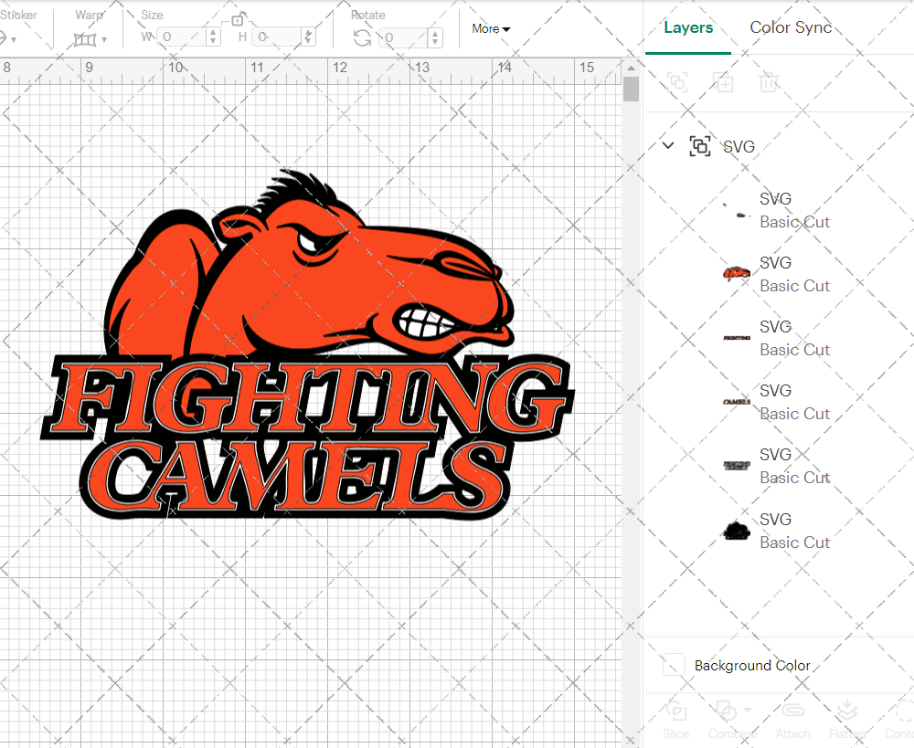 Campbell Fighting Camels Alternate 2005, Svg, Dxf, Eps, Png - SvgShopArt