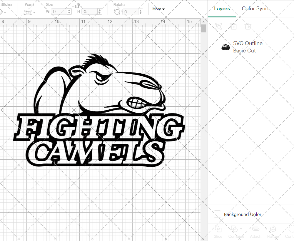 Campbell Fighting Camels Alternate 2005, Svg, Dxf, Eps, Png - SvgShopArt