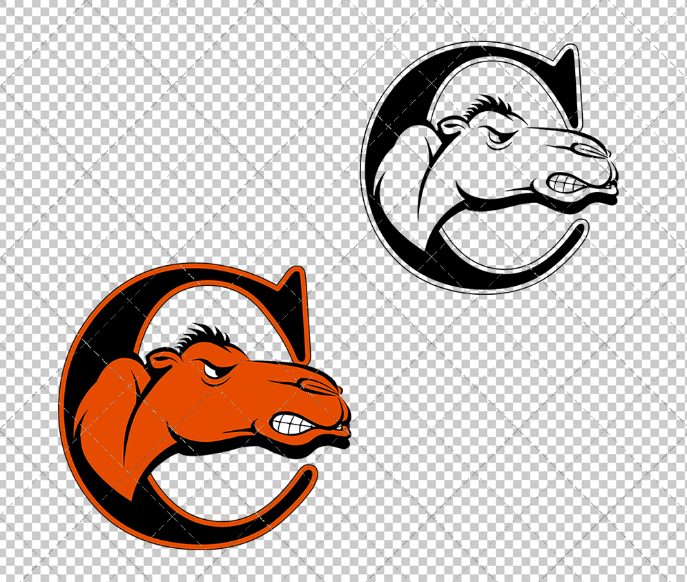 Campbell Fighting Camels Alternate 2008 002, Svg, Dxf, Eps, Png - SvgShopArt