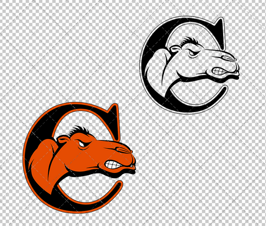 Campbell Fighting Camels Alternate 2008 002, Svg, Dxf, Eps, Png - SvgShopArt