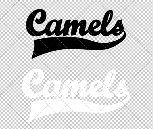 Campbell Fighting Camels Jersey 2008 002, Svg, Dxf, Eps, Png - SvgShopArt
