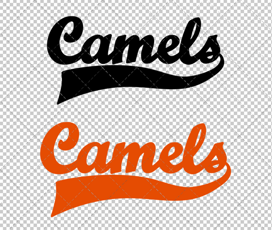 Campbell Fighting Camels Jersey 2008, Svg, Dxf, Eps, Png - SvgShopArt