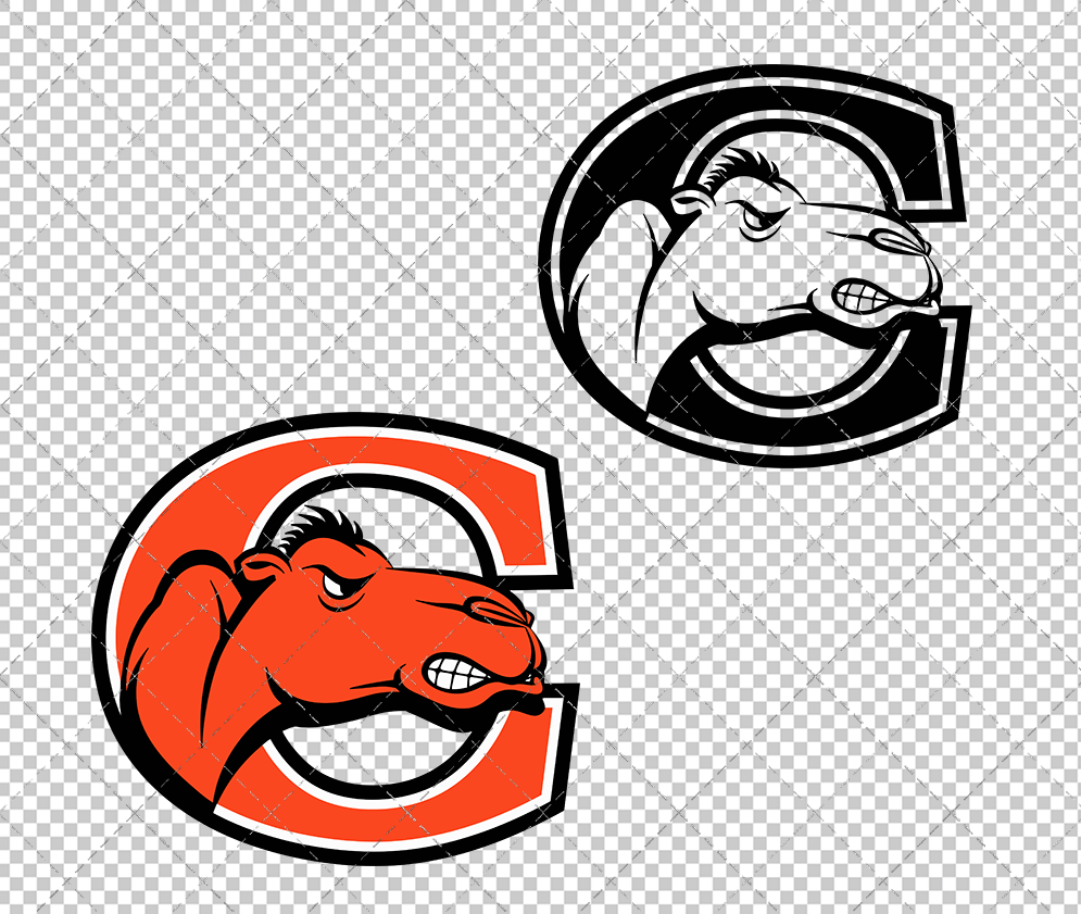 Campbell Fighting Camels Secondary 2005 005, Svg, Dxf, Eps, Png - SvgShopArt