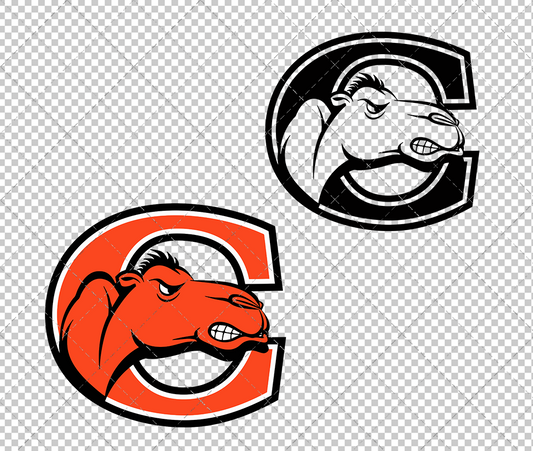 Campbell Fighting Camels Secondary 2005 005, Svg, Dxf, Eps, Png - SvgShopArt