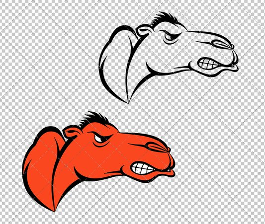 Campbell Fighting Camels Secondary 2005 007, Svg, Dxf, Eps, Png - SvgShopArt