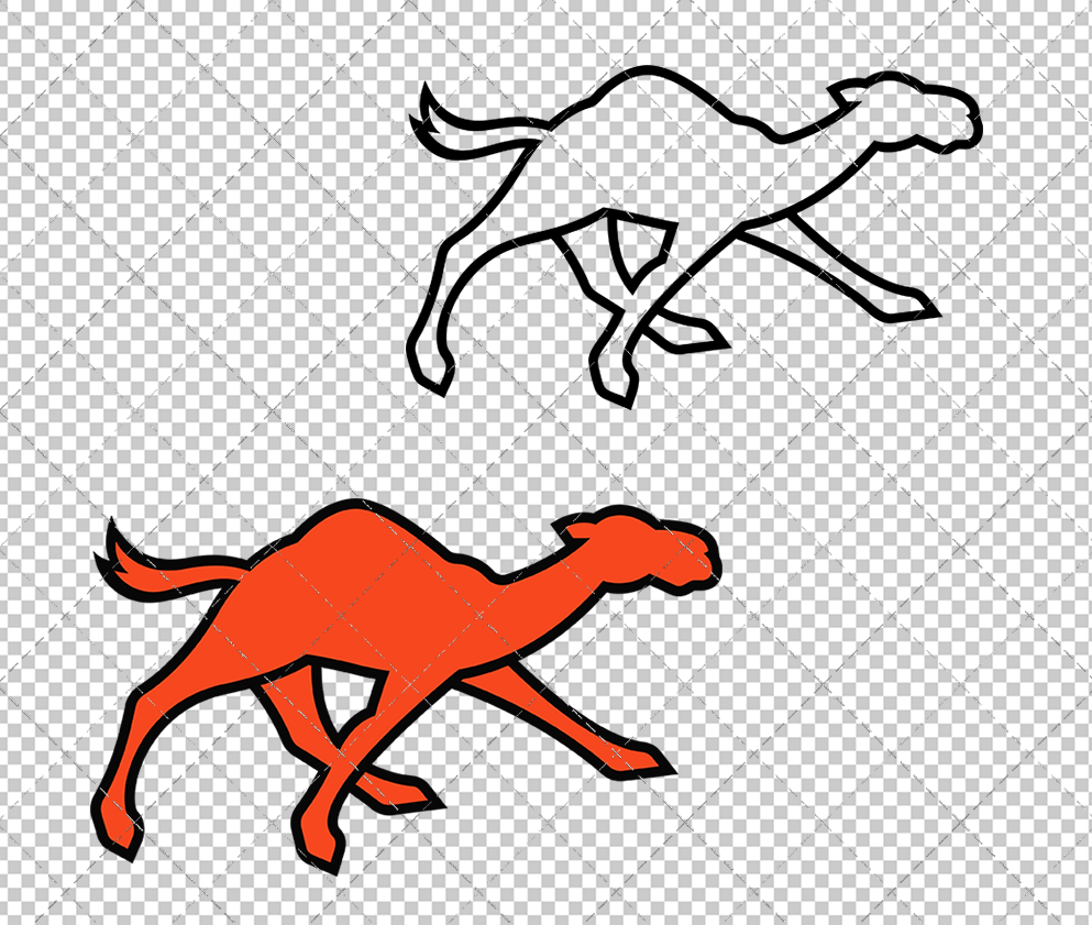 Campbell Fighting Camels Secondary 2023 006, Svg, Dxf, Eps, Png - SvgShopArt