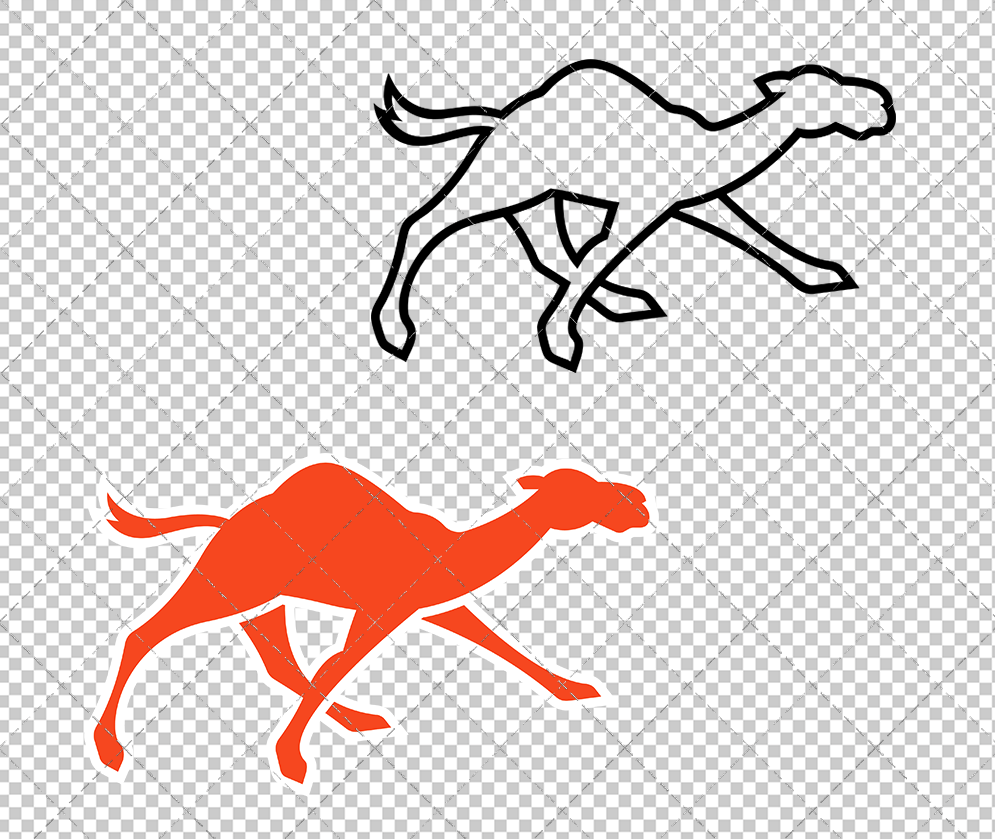 Campbell Fighting Camels Secondary 2023 007, Svg, Dxf, Eps, Png - SvgShopArt