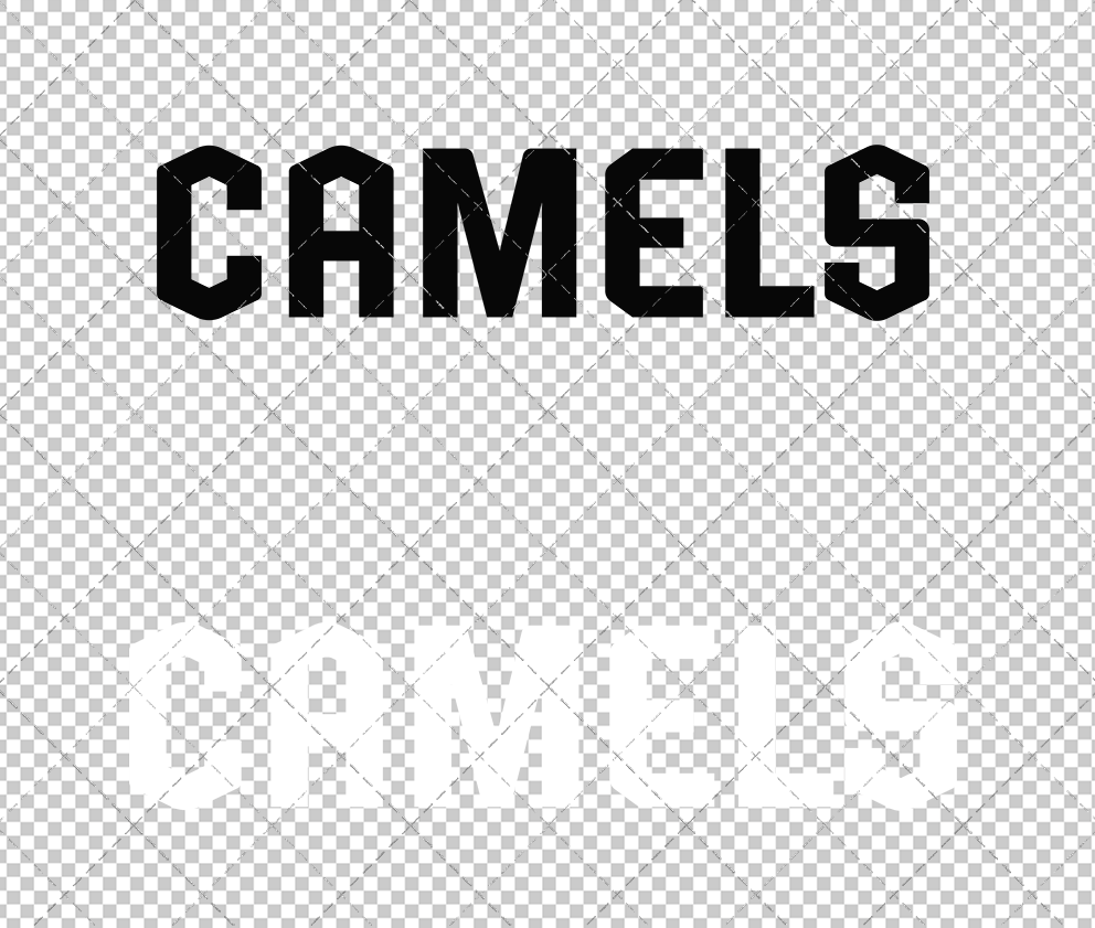 Campbell Fighting Camels Wordmark 2023 010, Svg, Dxf, Eps, Png - SvgShopArt