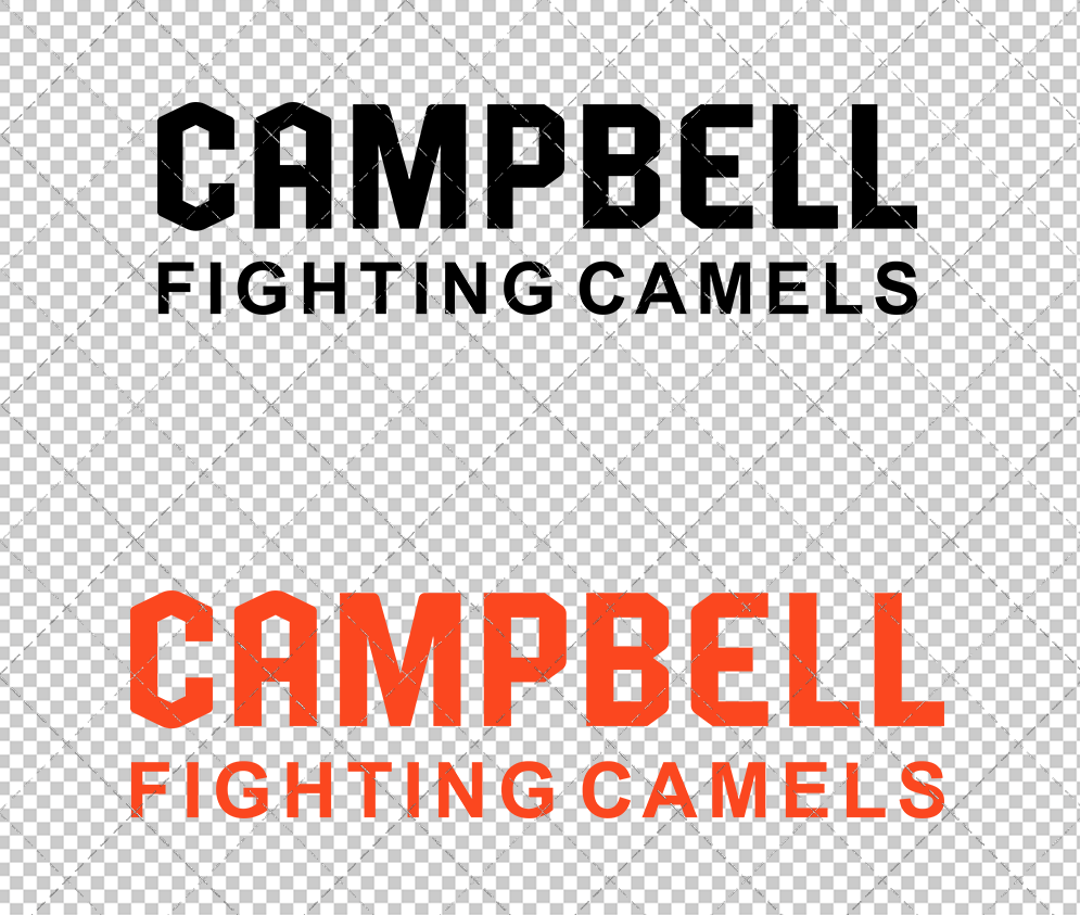 Campbell Fighting Camels Wordmark 2023 011, Svg, Dxf, Eps, Png - SvgShopArt