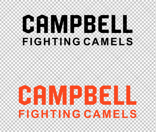 Campbell Fighting Camels Wordmark 2023 011, Svg, Dxf, Eps, Png - SvgShopArt