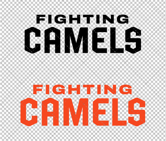Campbell Fighting Camels Wordmark 2023 013 Svg, Dxf, Eps, Png - SvgShopArt