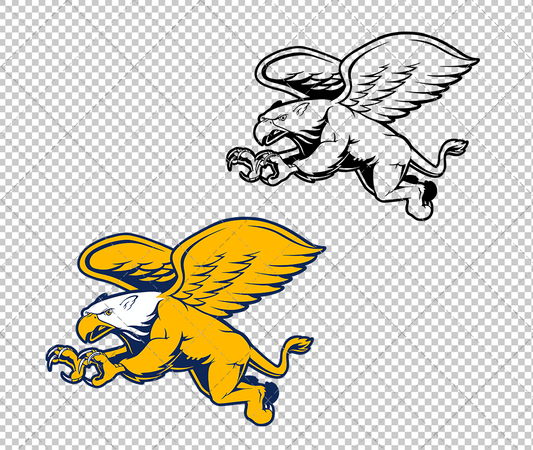 Canisius Golden Griffins Alternate 1998 002, Svg, Dxf, Eps, Png - SvgShopArt