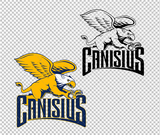 Canisius Golden Griffins Alternate 1998, Svg, Dxf, Eps, Png - SvgShopArt