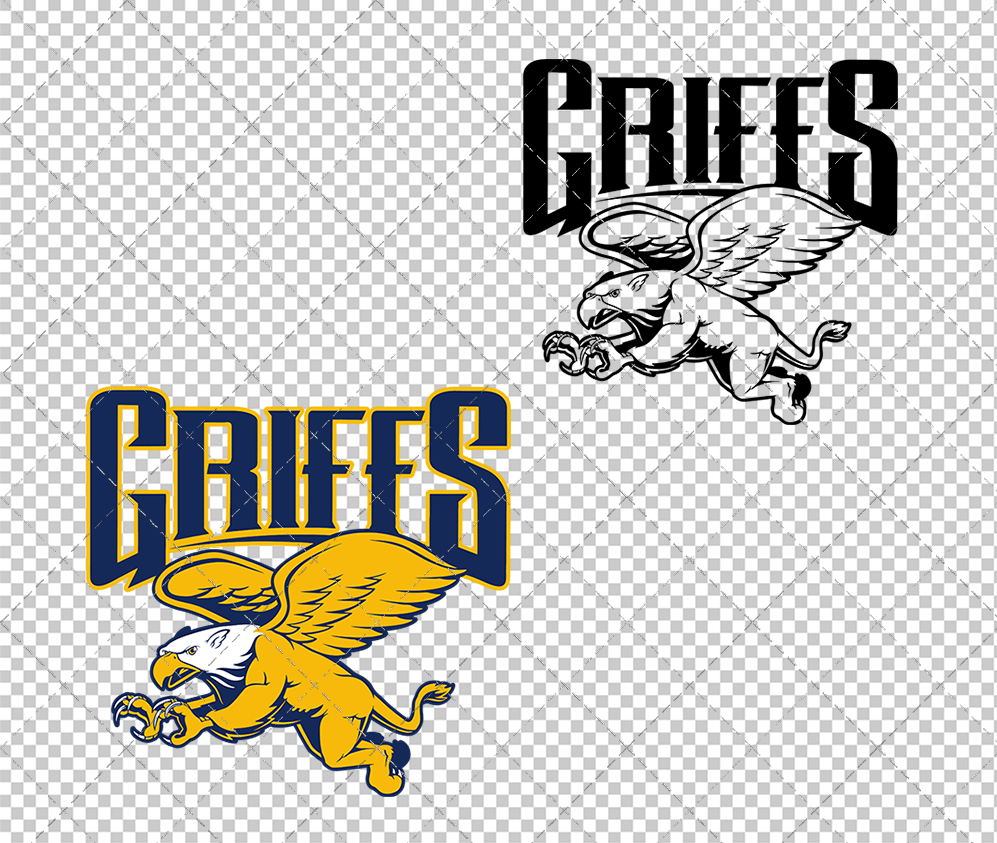 Canisius Golden Griffins Alternate 2006 003, Svg, Dxf, Eps, Png - SvgShopArt