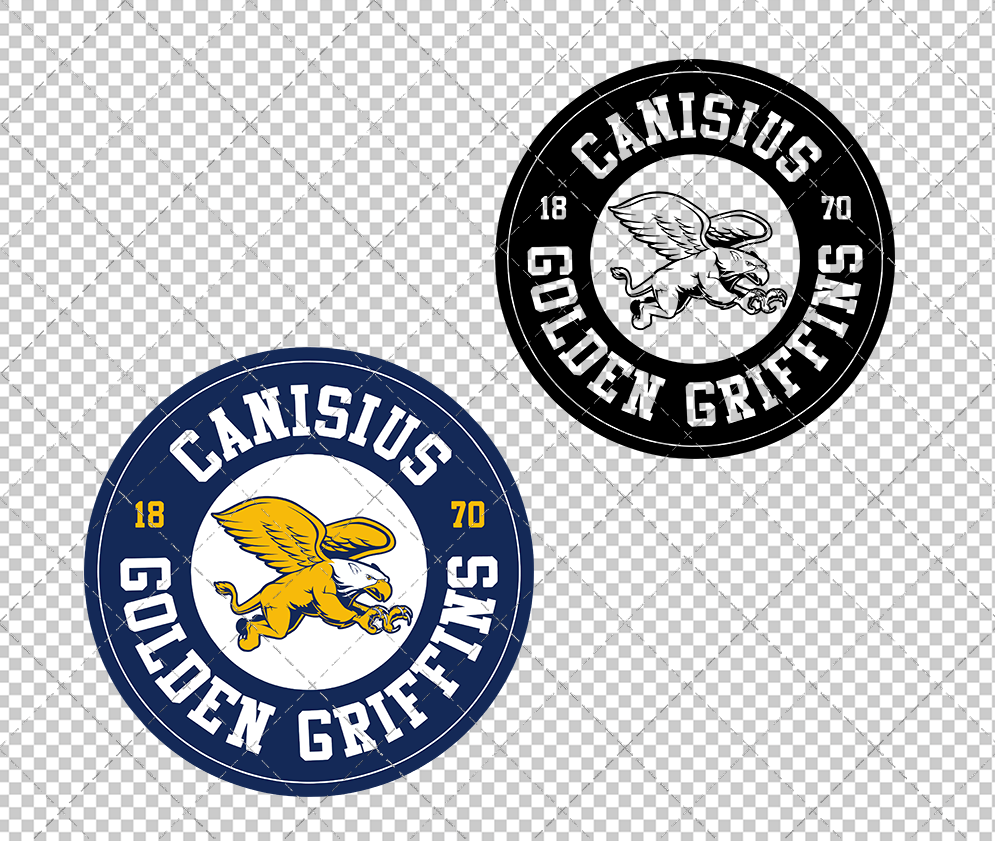 Canisius Golden Griffins Alternate 2018 003, Svg, Dxf, Eps, Png - SvgShopArt