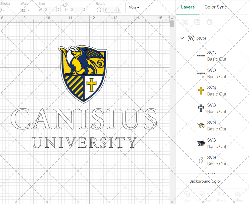 Canisius Golden Griffins Misc 2018 002, Svg, Dxf, Eps, Png - SvgShopArt