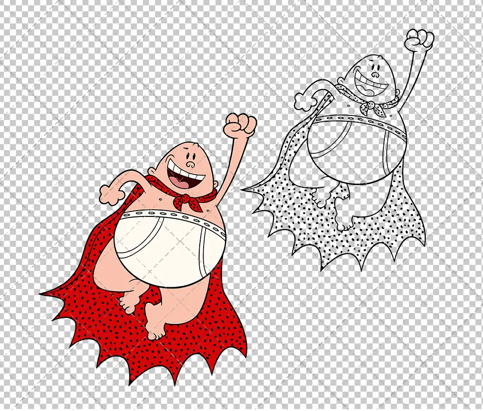 Captain Underpants 002, Svg, Dxf, Eps, Png SvgShopArt