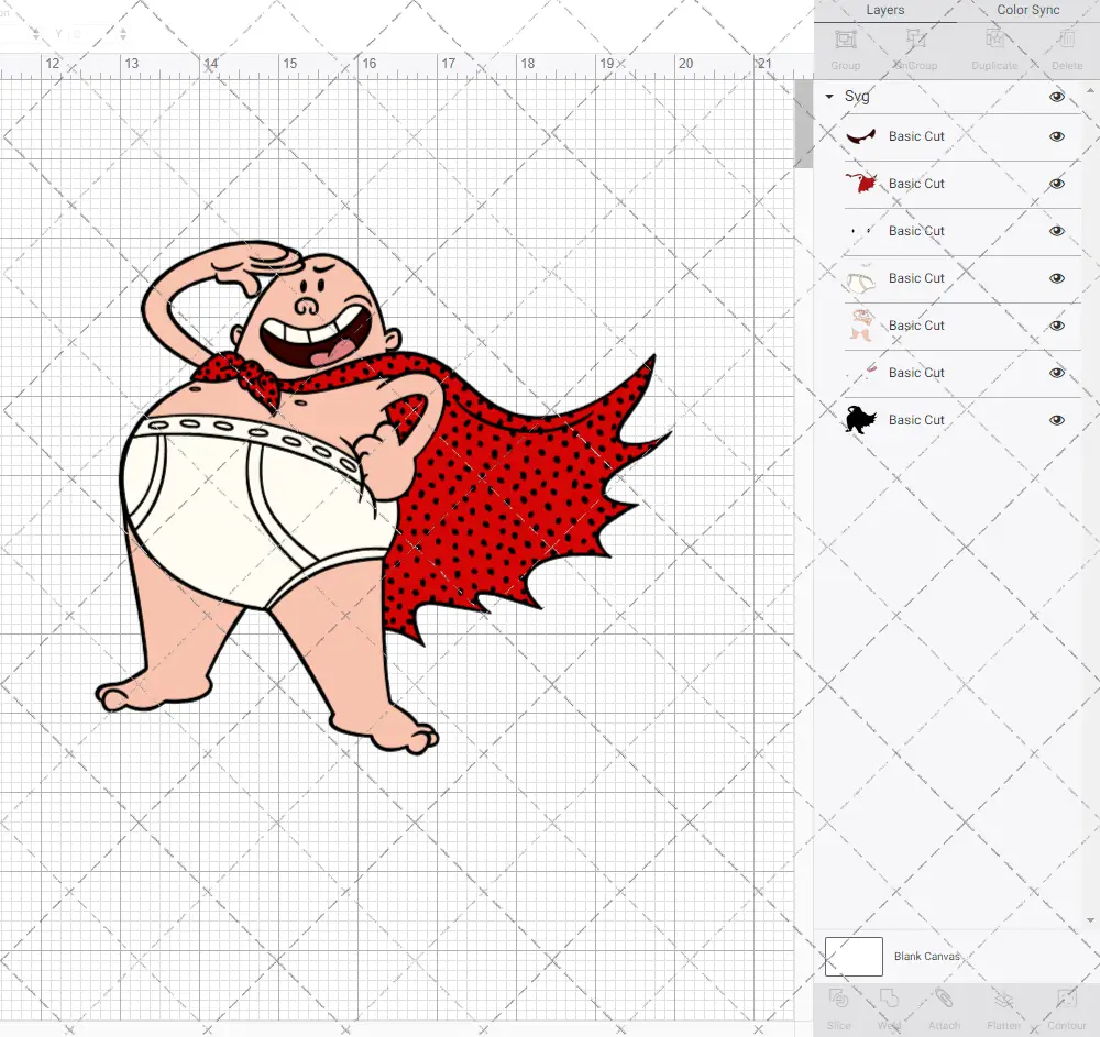 Captain Underpants, Svg, Dxf, Eps, Png SvgShopArt