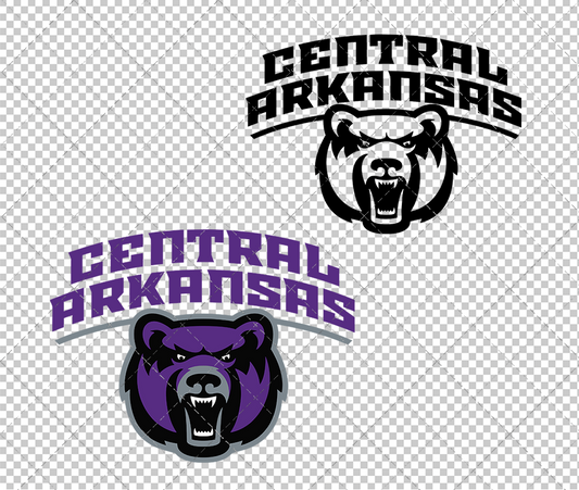Central Arkansas Bears 2017, Svg, Dxf, Eps, Png - SvgShopArt