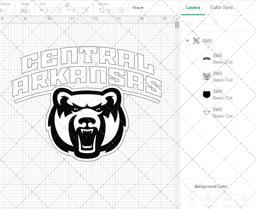 Central Arkansas Bears Secondary 2017 002, Svg, Dxf, Eps, Png - SvgShopArt