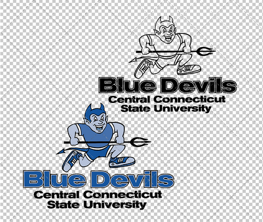 Central Connecticut Blue Devils 2000, Svg, Dxf, Eps, Png - SvgShopArt