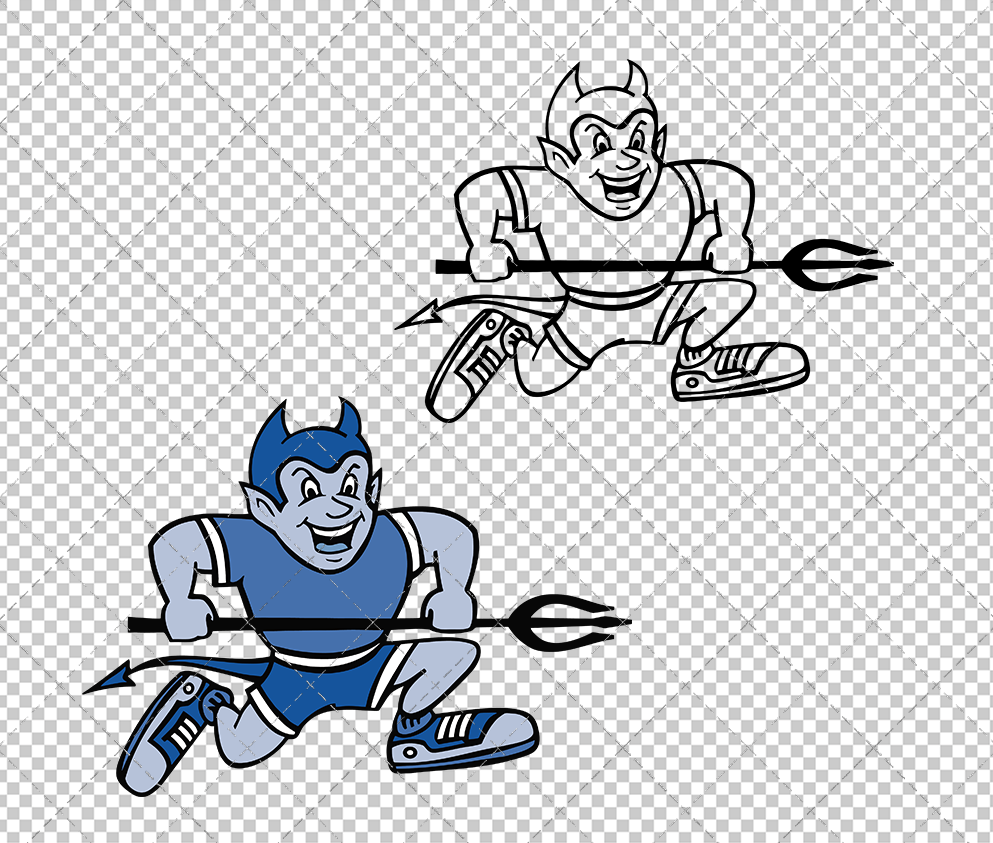 Central Connecticut Blue Devils Secondary 2000, Svg, Dxf, Eps, Png - SvgShopArt