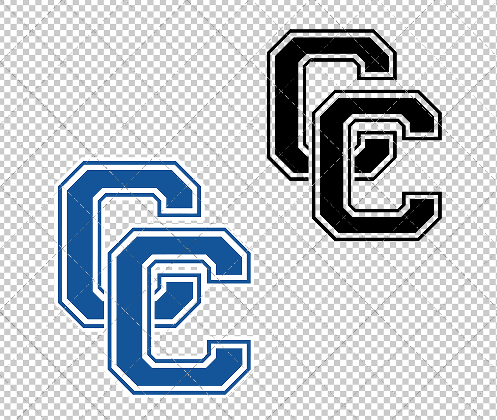 Central Connecticut Blue Devils Secondary 2007, Svg, Dxf, Eps, Png - SvgShopArt