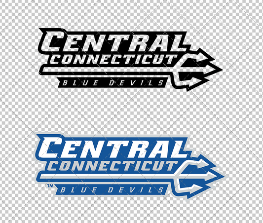 Central Connecticut Blue Devils Secondary 2011 002, Svg, Dxf, Eps, Png - SvgShopArt