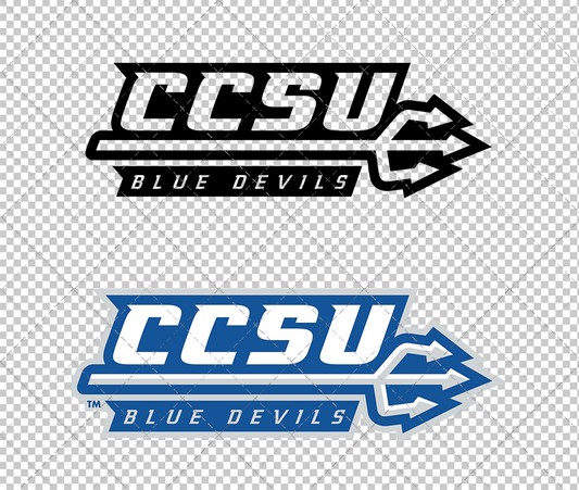 Central Connecticut Blue Devils Secondary 2011 005, Svg, Dxf, Eps, Png - SvgShopArt