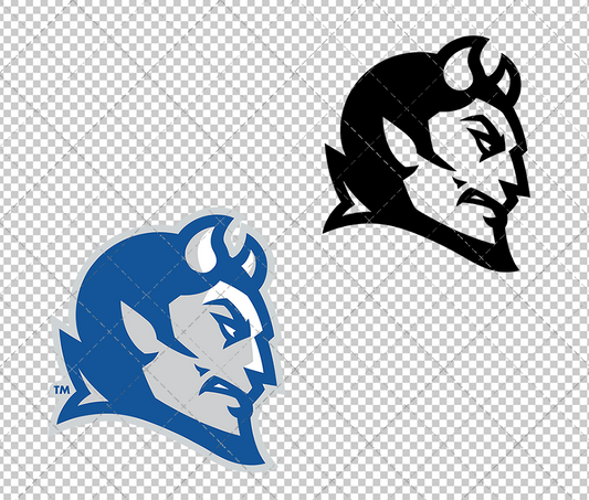 Central Connecticut Blue Devils Secondary 2011 007, Svg, Dxf, Eps, Png - SvgShopArt