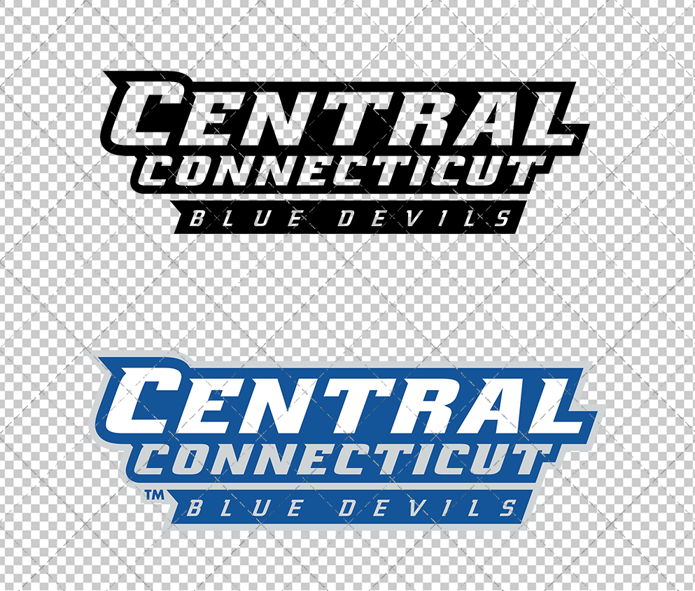 Central Connecticut Blue Devils Secondary 2011, Svg, Dxf, Eps, Png - SvgShopArt