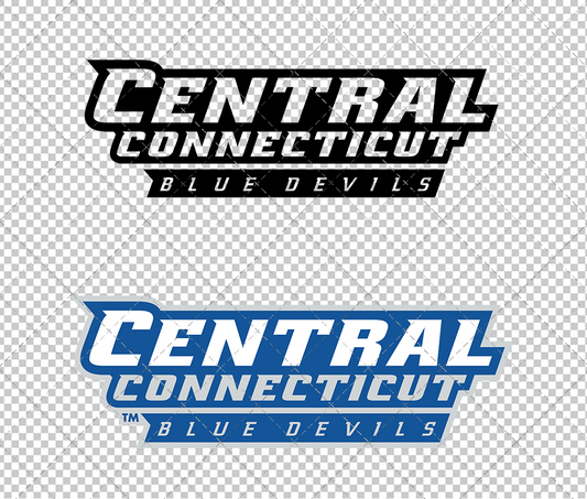 Central Connecticut Blue Devils Secondary 2011, Svg, Dxf, Eps, Png - SvgShopArt