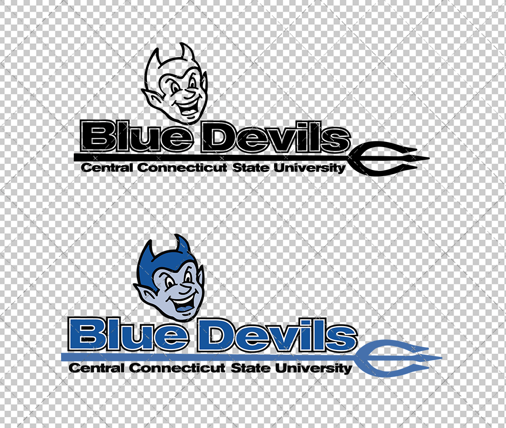 Central Connecticut Blue Devils Wordmark 2000, Svg, Dxf, Eps, Png - SvgShopArt
