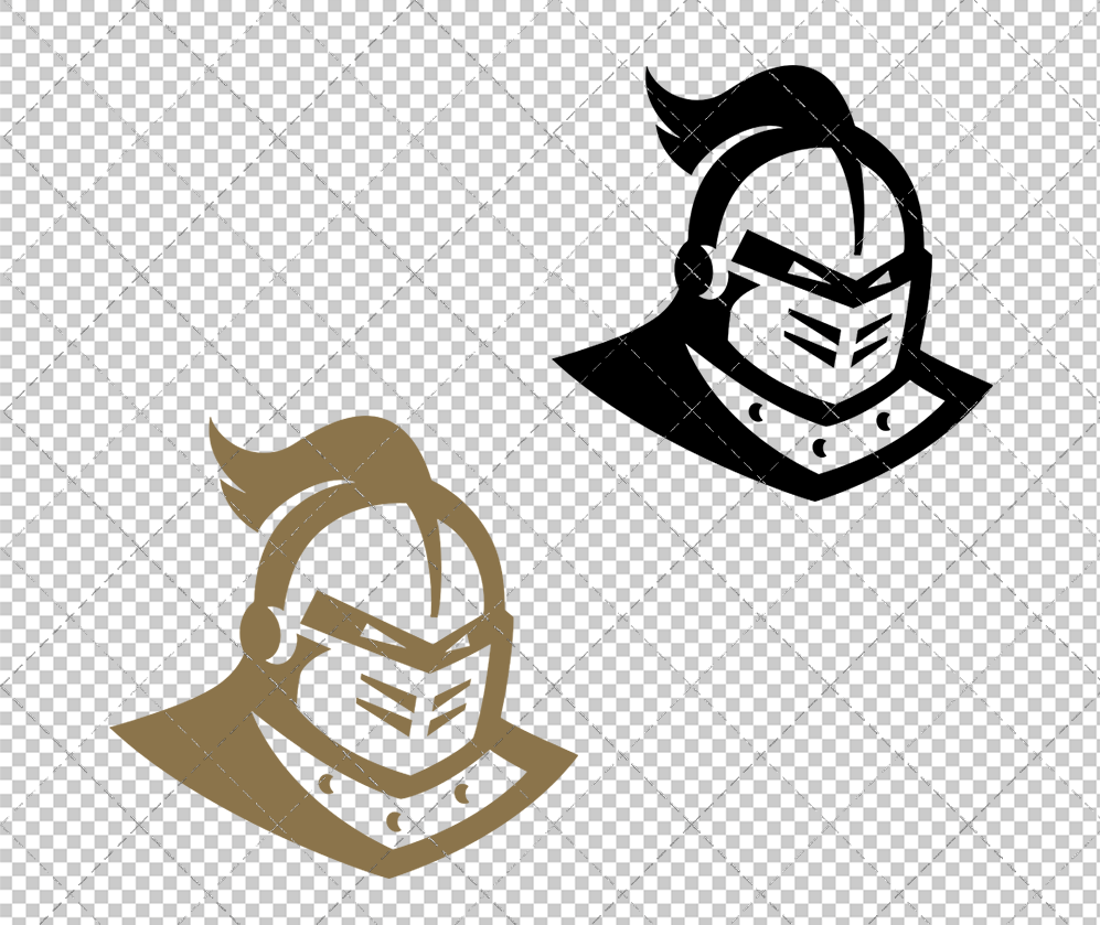 Central Florida Knights Helmet Logo 2016, Svg, Dxf, Eps, Png - SvgShopArt