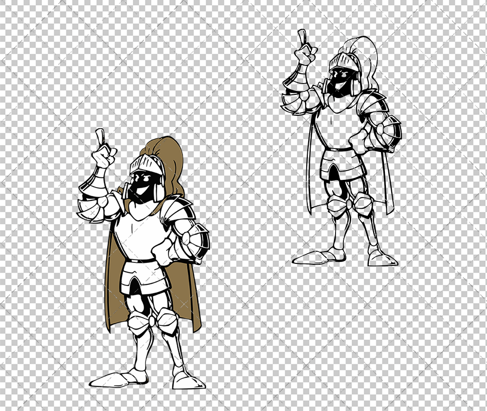 Central Florida Knights Mascot 1994 002, Svg, Dxf, Eps, Png - SvgShopArt