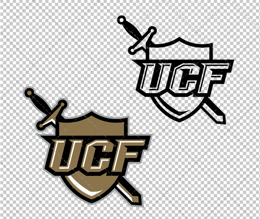 Central Florida Knights Secondary 2007 002, Svg, Dxf, Eps, Png - SvgShopArt