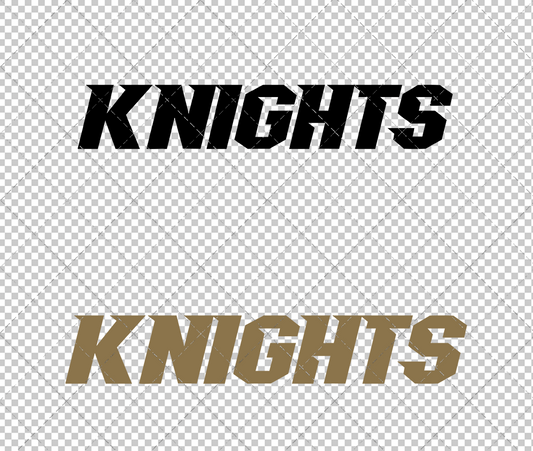 Central Florida Knights Wordmark 2016, Svg, Dxf, Eps, Png - SvgShopArt