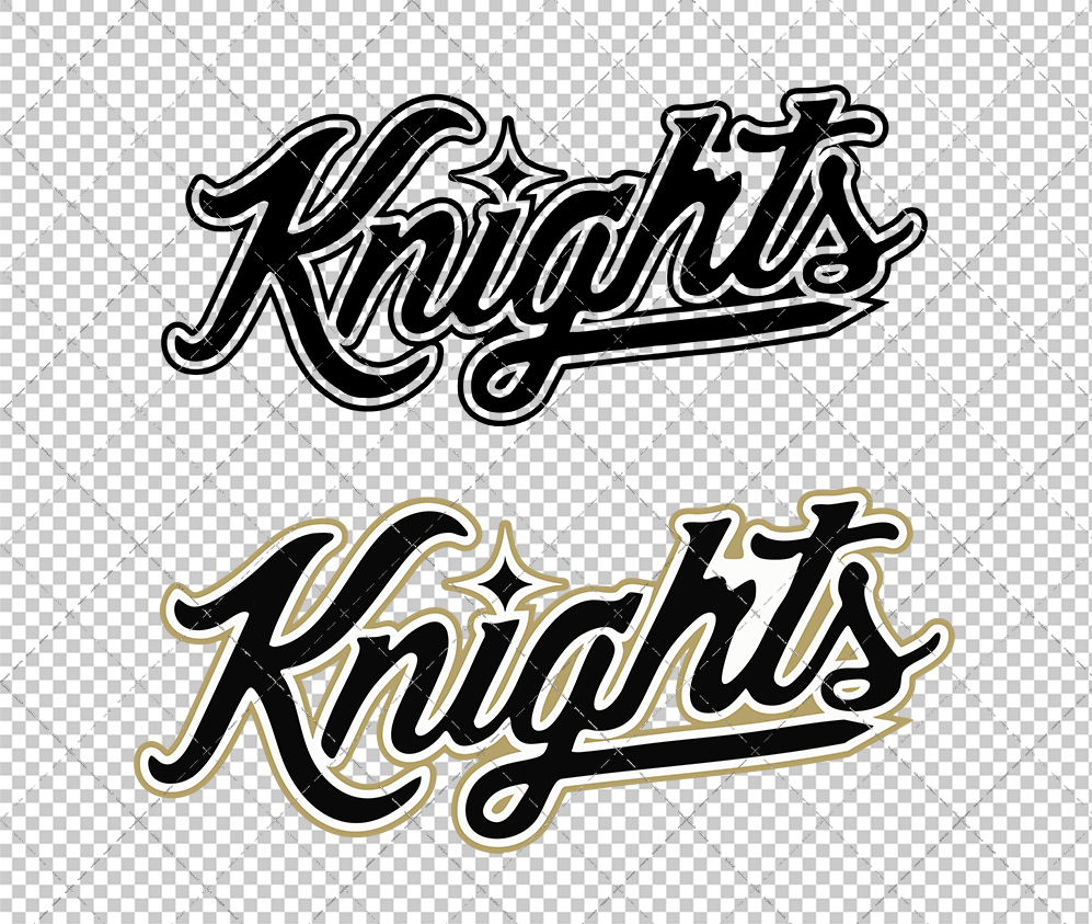 Central Florida Knights Wordmark 2023, Svg, Dxf, Eps, Png - SvgShopArt