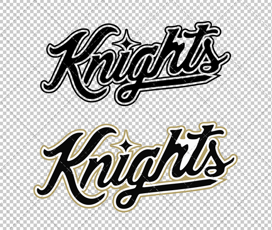Central Florida Knights Wordmark 2023, Svg, Dxf, Eps, Png - SvgShopArt