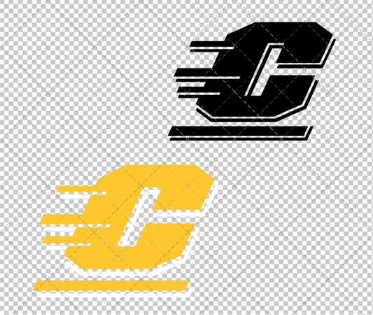 Central Michigan Chippewas Secondary 1996, Svg, Dxf, Eps, Png - SvgShopArt
