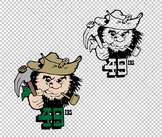 Charlotte 49ers 1979, Svg, Dxf, Eps, Png - SvgShopArt