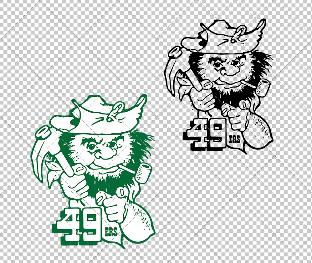 Charlotte 49ers Alternate 1979 002, Svg, Dxf, Eps, Png - SvgShopArt