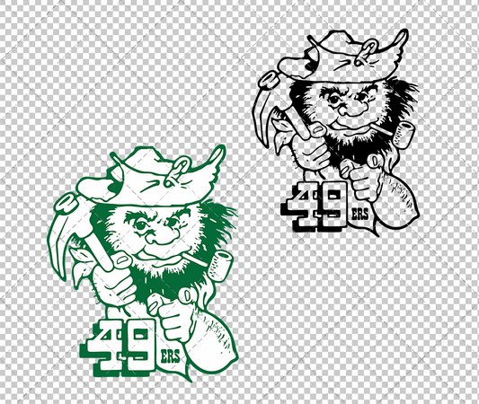 Charlotte 49ers Alternate 1979 002, Svg, Dxf, Eps, Png - SvgShopArt